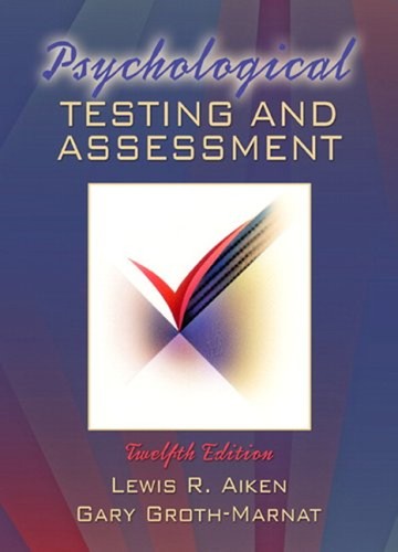 Psychological testing and - psychological,