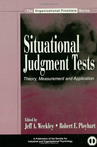 Situational judgment tests - judgment,