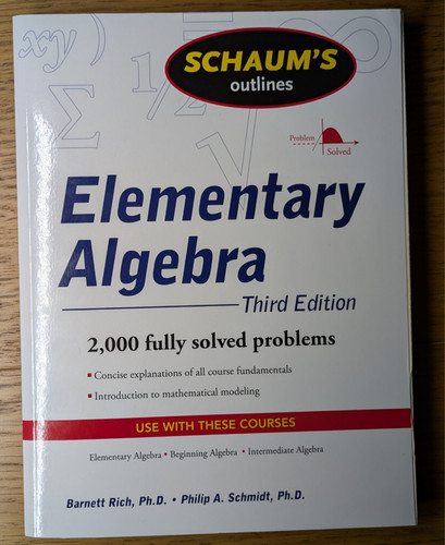Schaum outline elementary - outline, of