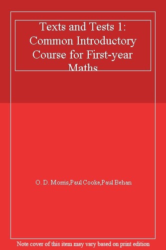 Texts and tests common - and,