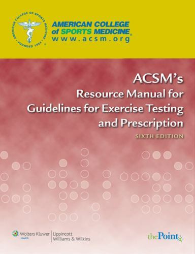 Acsm resource manual - acsm's,
