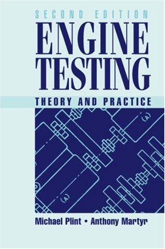 Engine testing theory - testing:, and